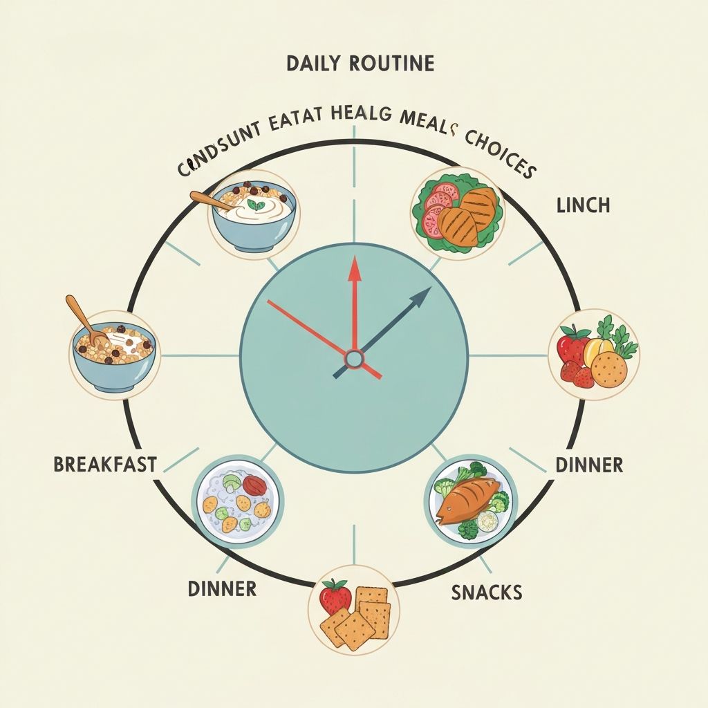 Consistent eating schedule